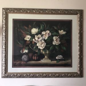 Home interiors Magnolias wall art decor